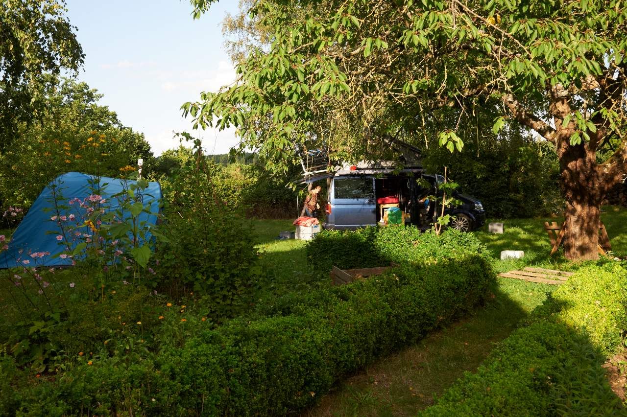 Campen im Garten - Ferien am Tressower See