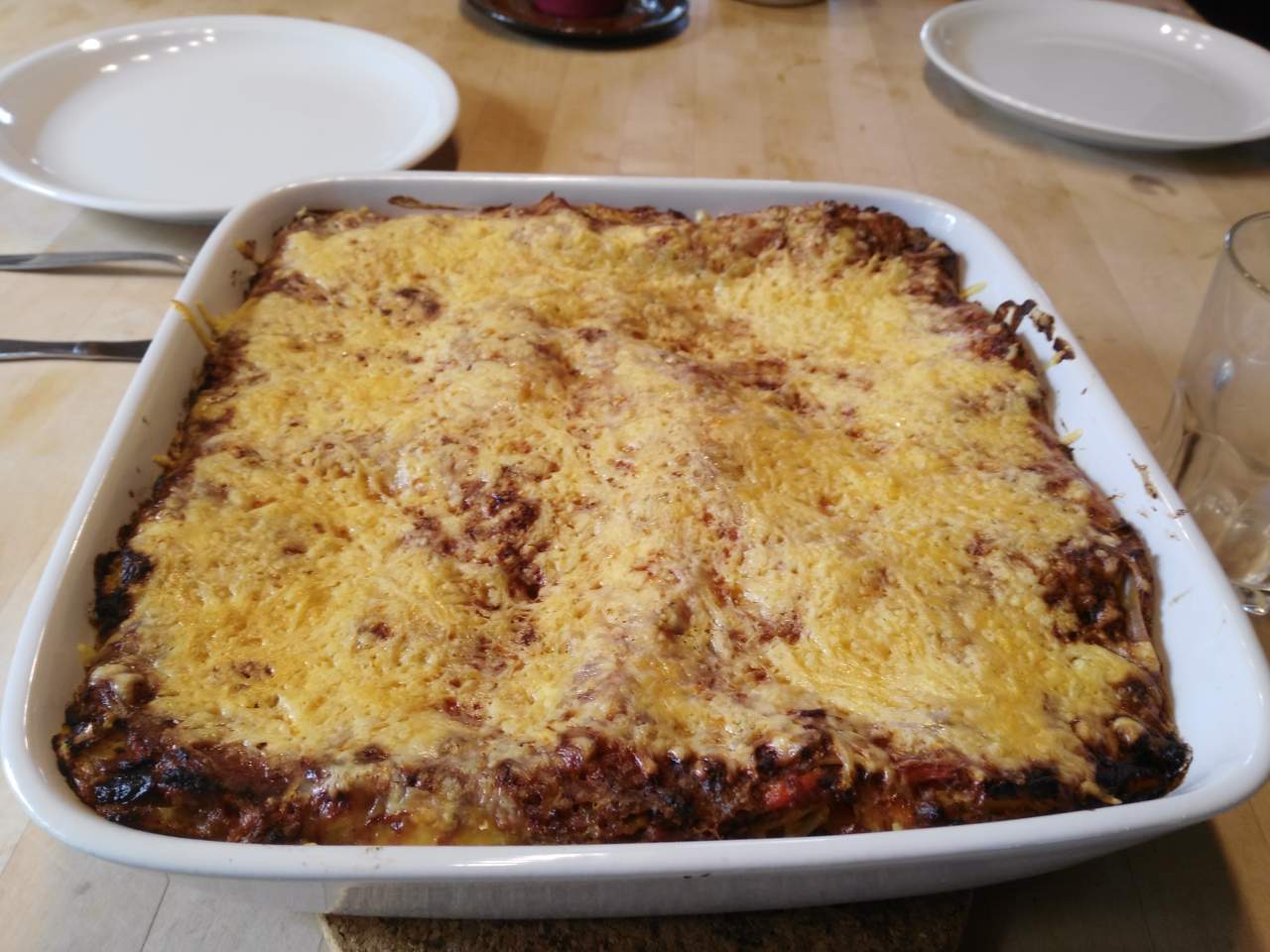 Fertige Lasagne