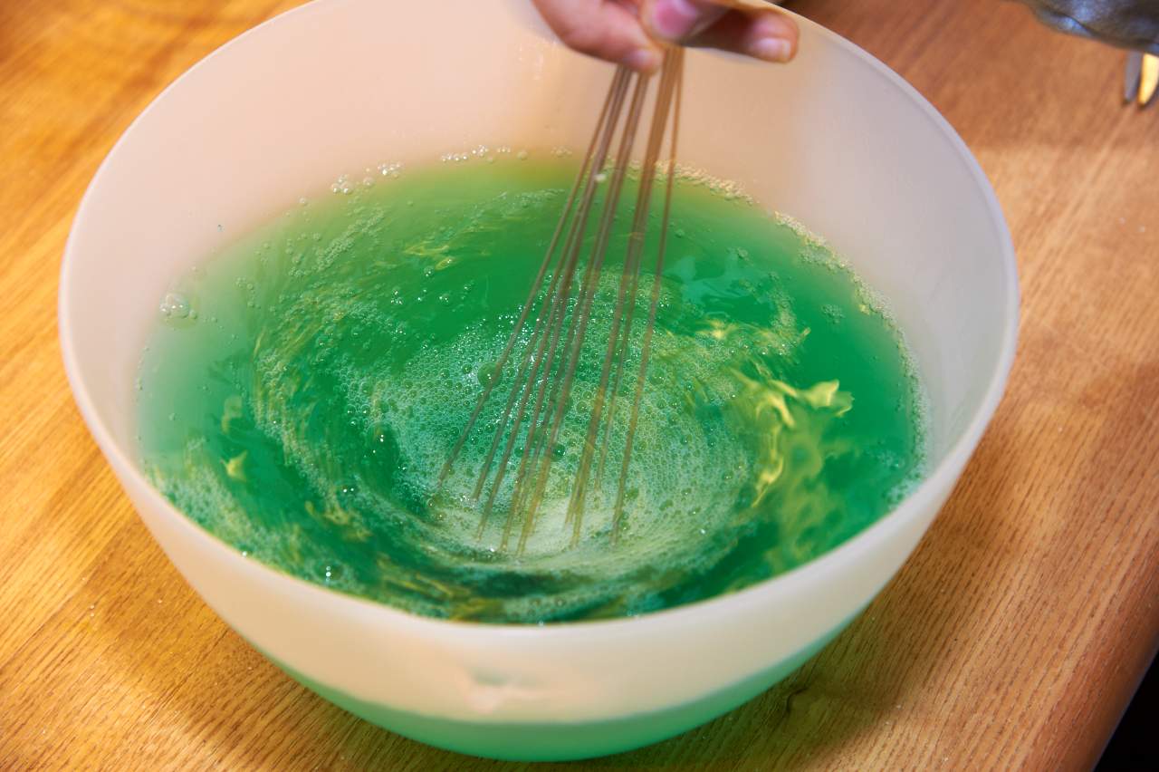Wackelpudding rühren